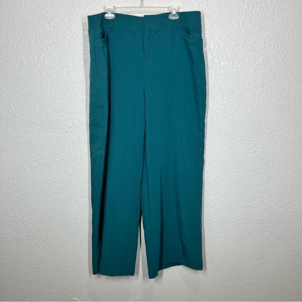 Torrid Teal Dress Pants - Picture 2 of 5